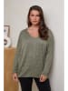 Curvy Lady Pullover in Khaki