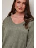 Curvy Lady Pullover in Khaki