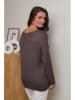 Curvy Lady Sweter w kolorze ciemnobrązowym