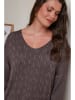 Curvy Lady Trui donkerbruin