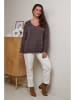 Curvy Lady Trui donkerbruin