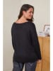 Curvy Lady Pullover in Schwarz