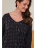 Curvy Lady Pullover in Schwarz