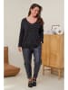 Curvy Lady Pullover in Schwarz