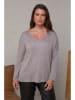Curvy Lady Pullover in Hellbraun
