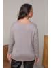 Curvy Lady Pullover in Hellbraun