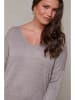 Curvy Lady Pullover in Hellbraun