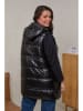 Curvy Lady Kamizelka pikowana w kolorze czarnym