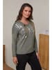 Curvy Lady Pullover in Khaki