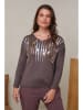 Curvy Lady Trui bruin