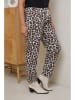 Curvy Lady Hose in Weiß/ Braun