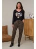 Curvy Lady Broek donkerbruin