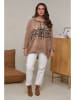 Curvy Lady Hoodie lichtbruin