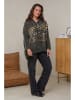 Curvy Lady Hoodie in Khaki