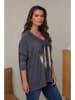 Curvy Lady Pullover in Anthrazit