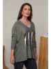 Curvy Lady Sweter w kolorze khaki