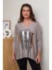 Curvy Lady Trui lichtbruin