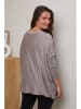 Curvy Lady Pullover in Hellbraun