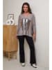 Curvy Lady Pullover in Hellbraun