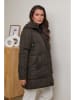 Curvy Lady Steppjacke in Khaki