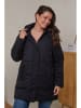 Curvy Lady Steppjacke in Schwarz