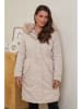 Curvy Lady Parka in Beige