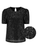 Sublevel Paillettenbluse in Schwarz