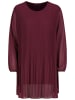 Sublevel Plisseekleid in Bordeaux