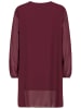 Sublevel Plisseekleid in Bordeaux