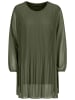 Sublevel Plisseekleid in Oliv