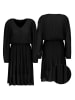 Sublevel Plisseekleid in Schwarz