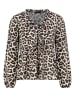 Sublevel Bluse in Sand/ Schwarz