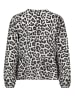 Sublevel Bluse in Hellgrau/ Schwarz