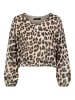 Sublevel Bluse in Creme/ Schwarz