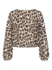 Sublevel Bluse in Creme/ Schwarz