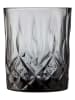 Lyngby Glas Szklanki (4 szt.) "Sorrento" w kolorze szarym do whisky - 320 ml