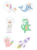 URSUS Kreativset "Diamond Painting Sticker - Way to the stars" in Bunt