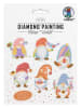 URSUS Kreativset "Diamond Painting Sticker - Wichtel" in Bunt