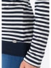 Timezone Longsleeve wit/donkerblauw