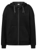 Timezone Sweatjacke  in Schwarz