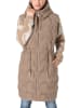 Timezone Doorgestikte bodywarmer beige