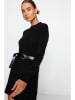 trendyol Strickkleid in Schwarz