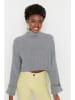 trendyol Rollkragenpullover in Grau