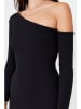 trendyol Strickkleid in Schwarz