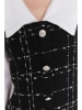 trendyol Kleid in Schwarz/ Weiß