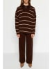 trendyol 2tlg. Outfit in Braun