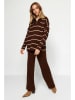 trendyol 2tlg. Outfit in Braun
