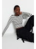trendyol Longsleeve zwart/wit
