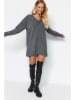 trendyol Strickkleid in Grau