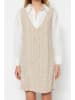 trendyol Strickkleid in Beige